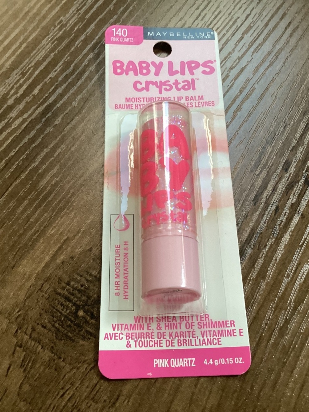 Maybelline Baby Lips Baby Lips Crystal 140 Pink Quartz New